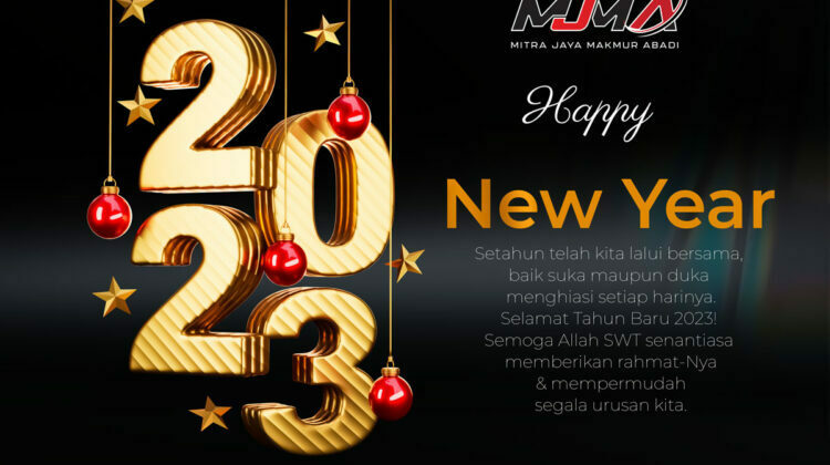 Happy New Year 2023 Setahun telah kita lalui bersama, baik suka maupun duka menghiasi setiap harinya. Selamat Tahun Baru 2023! Semoga Allah SWT senantiasa memberikan rahmat-Nya & mempermudah segala urusan kita.