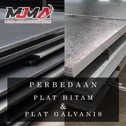 perbedaan plat hitam dan plat galvanis