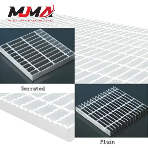 Perbedaan Plat Grating Serrated dan Plat Grating Plain